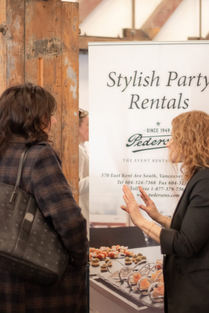 Talking party rentals with Pedersen's Rentals
